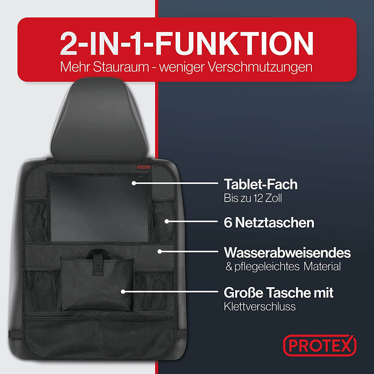 PROTEX Rücksitzorganizer kaufen | Mobility ✔️ Kallies