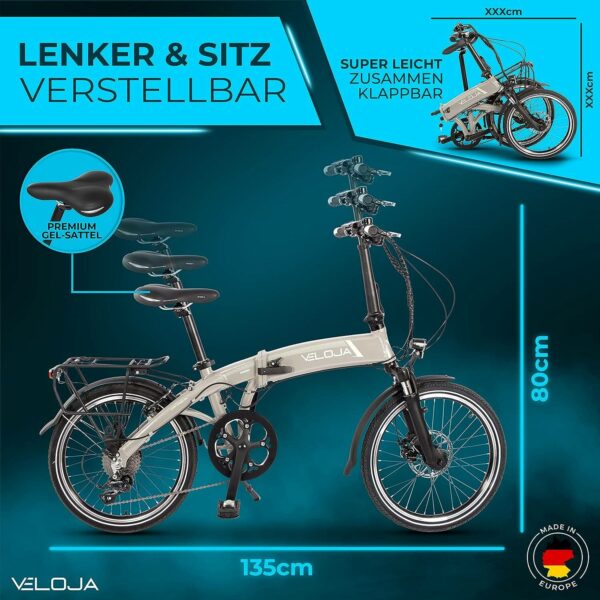 VELOJA E-Bike Klapprad: Bild 6