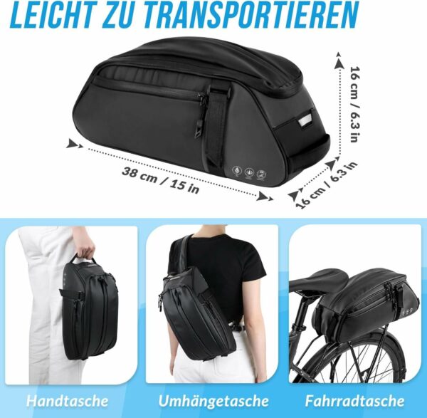 Eyein Fahrrad Gepäckträgertasche: Bild 6